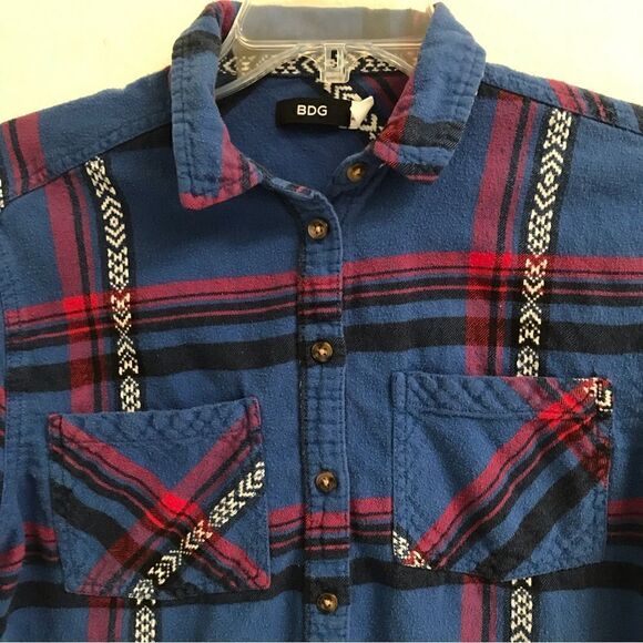 BDG western flannel button up shirt S - Picture 3 of 5